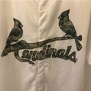 NWT/NIB XL Collectors Edition Camouflage St Louis Cardinals Jersey